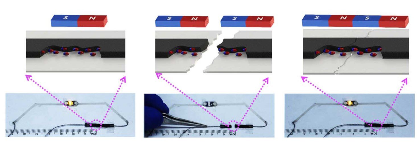 Inteligentna elektronika z drukarki 3D: samonaprawa w 0.05 sekundy! 3