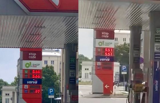 Podczas konferencji szefa PSL zmalały ceny na stacji Orlenu, pojawiła się rzeczniczka firmy