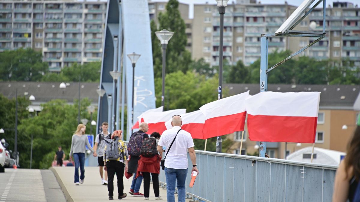  Polsko-niemieckie przejście graniczne Słubice-Frankfurt