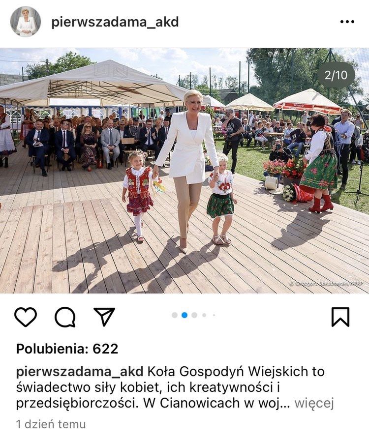 Czy te spodnie to dobry wybór Agaty Kornhauser-Dudy? 