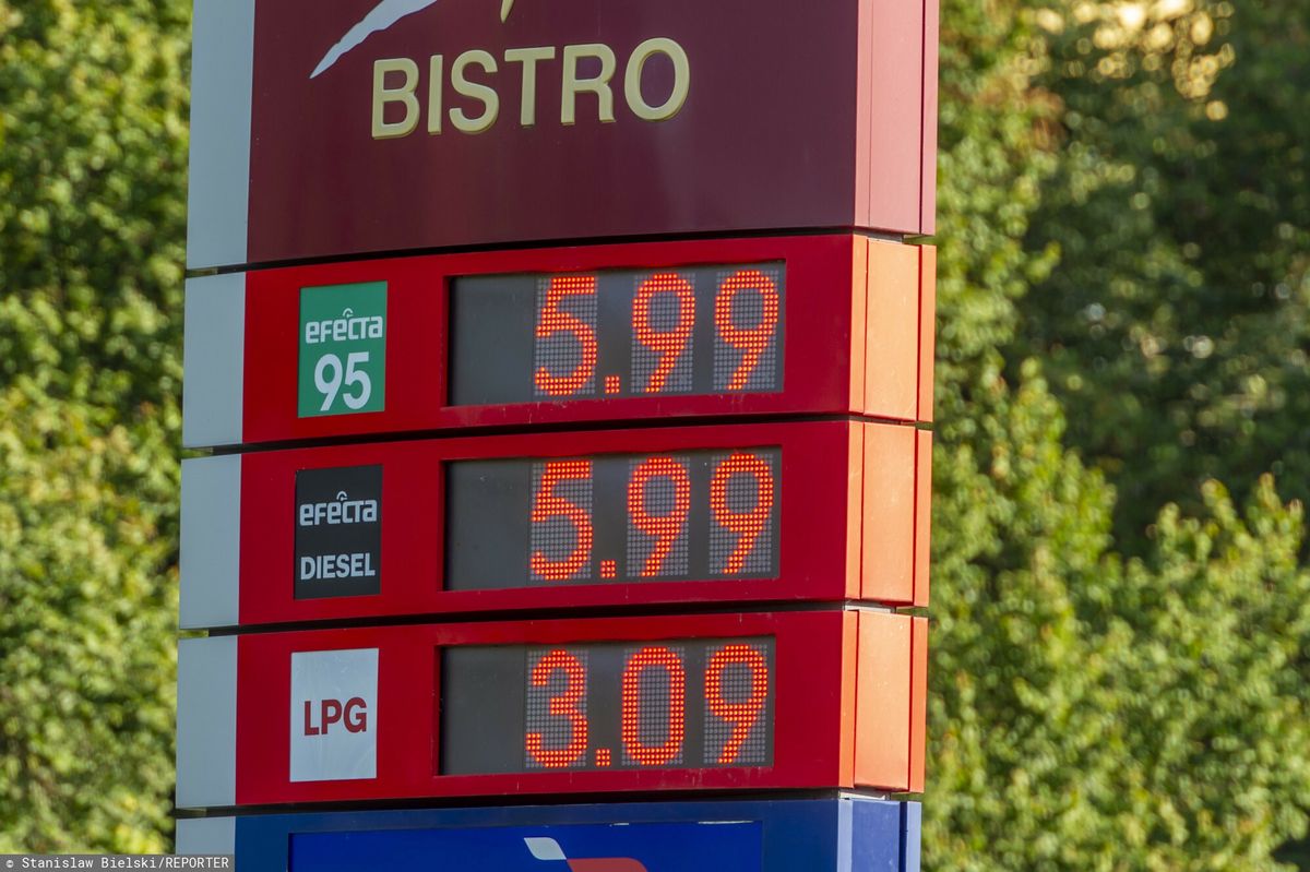 Cena benzyny w Polsce spadła już na niektórych stacjach poniżej 6 zł