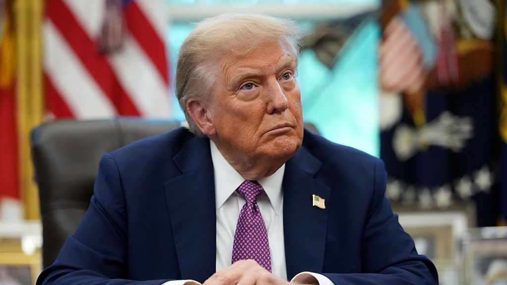 President Trump Makes An Announcement And Signs Executive Order From The Oval Office
WASHINGTON, DC - SEPTEMBER 05: U.S. President Donald Trump speaks to the media while signing executive orders in the Oval Office of the White House on September 05, 2025 in Washington, DC. President Trump signed executive orders which included the renaming of the Department of Defense to the Department of War. (Photo by Kevin Dietsch/Getty Images)
Kevin Dietsch
