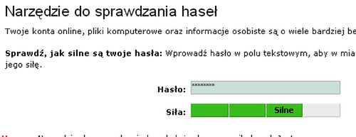 Sprawdzamy siłę naszego hasła - testery online 3