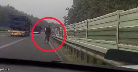 Łapał stopa na A4. Dostał 1500 zł mandatu, ale zaskoczenie było później