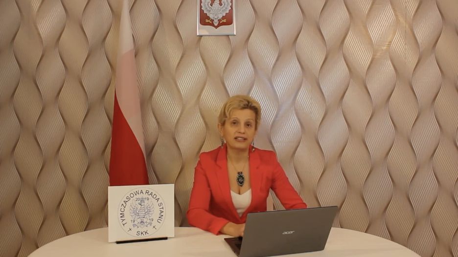 Samozwańcza prezydent Polski złożyła antycovidową petycję. Broni wolności