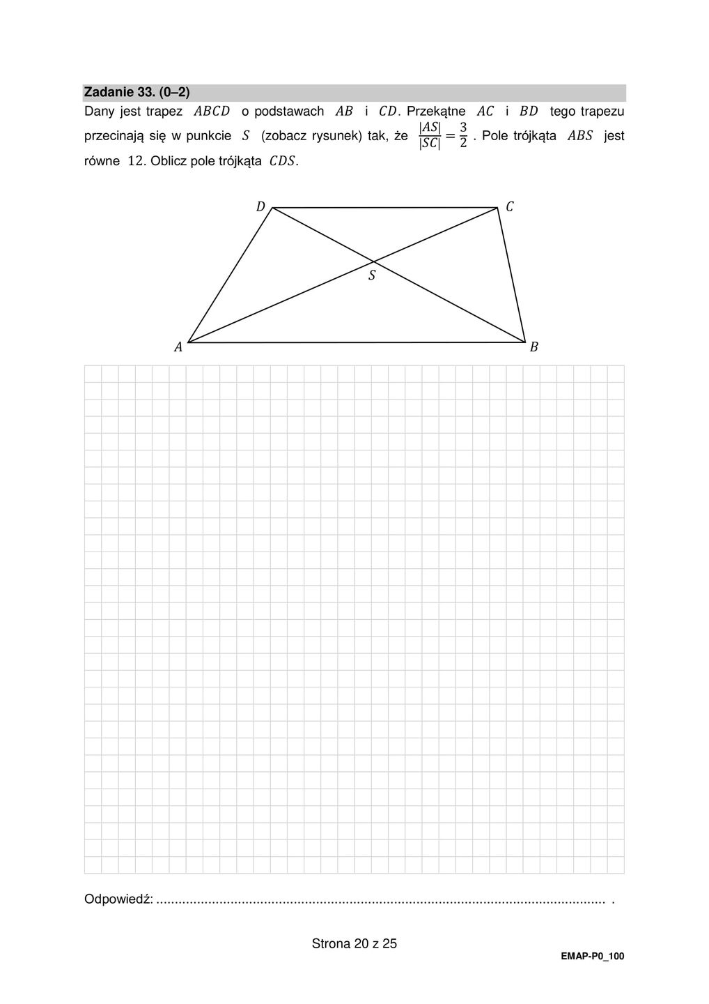 Matura poprawkowa 2021. Matematyka