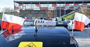 Warszawa. Kolejny protest taksówkarzy. Paraliż stołecznych ulic