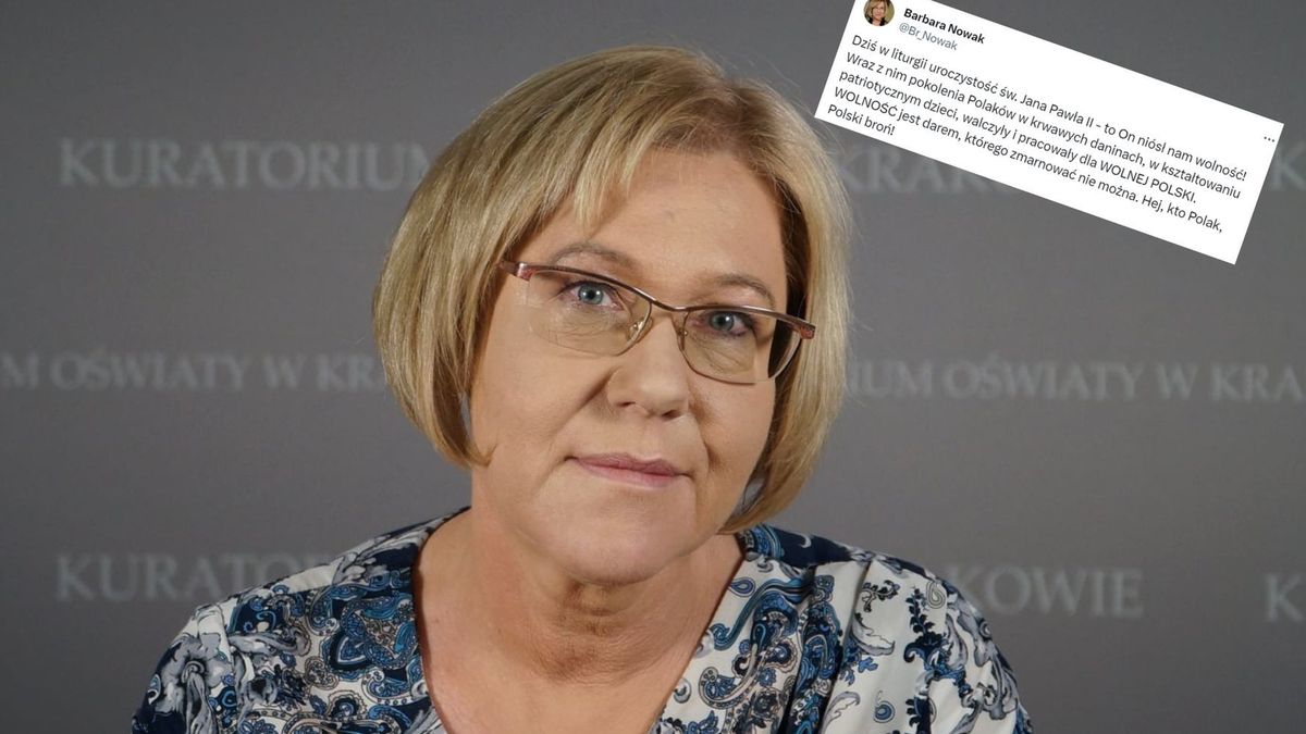 Barbara Nowak zagrzewa Polaków do walki o wolność