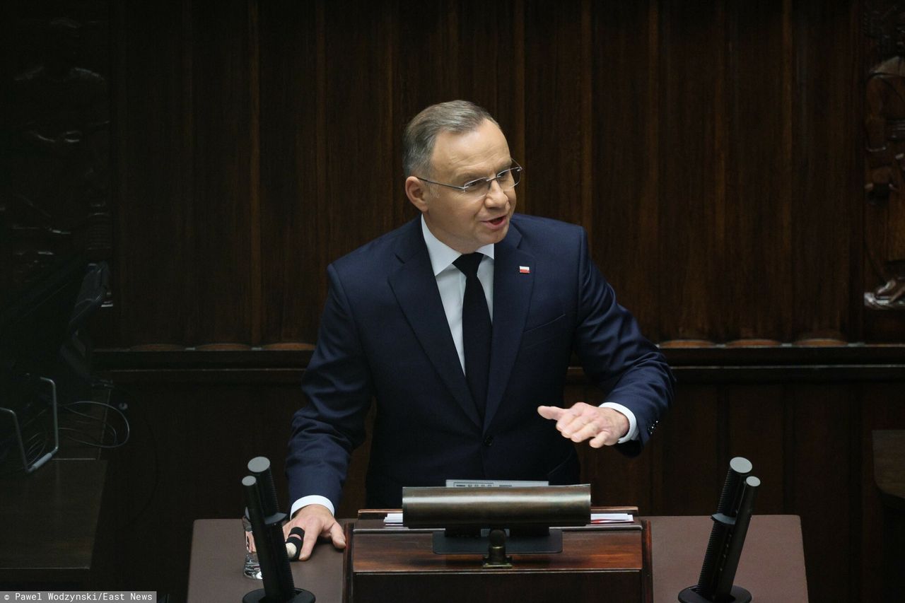 Poważne ciosy Dudy z mównicy w Sejmie. "Mylicie się"