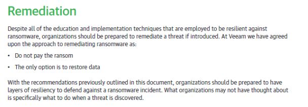 Veeam sugeruje nie płacić okupu. Tymczasem płaci go wiele amerykańskich miast, poszkodowanych przez ransomware