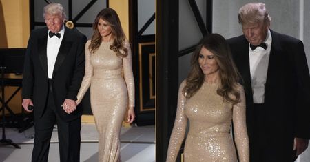 Donald, Melania i Ivanka Trump na balu przed inauguracją (ZDJĘCIA)