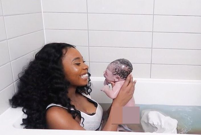 Influencerka Legaci Allong pokazała swój poród na YouTubie. Towarzyszyli jej starsi synowie i mąż