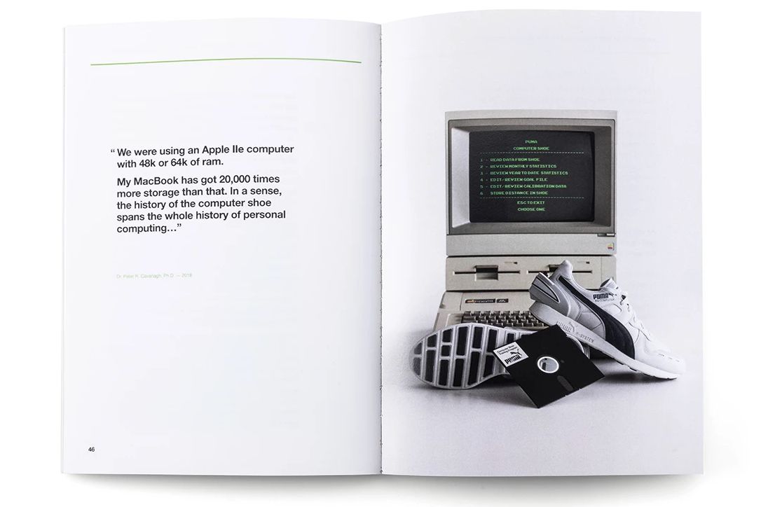 fragment książeczki dołączonej do butów