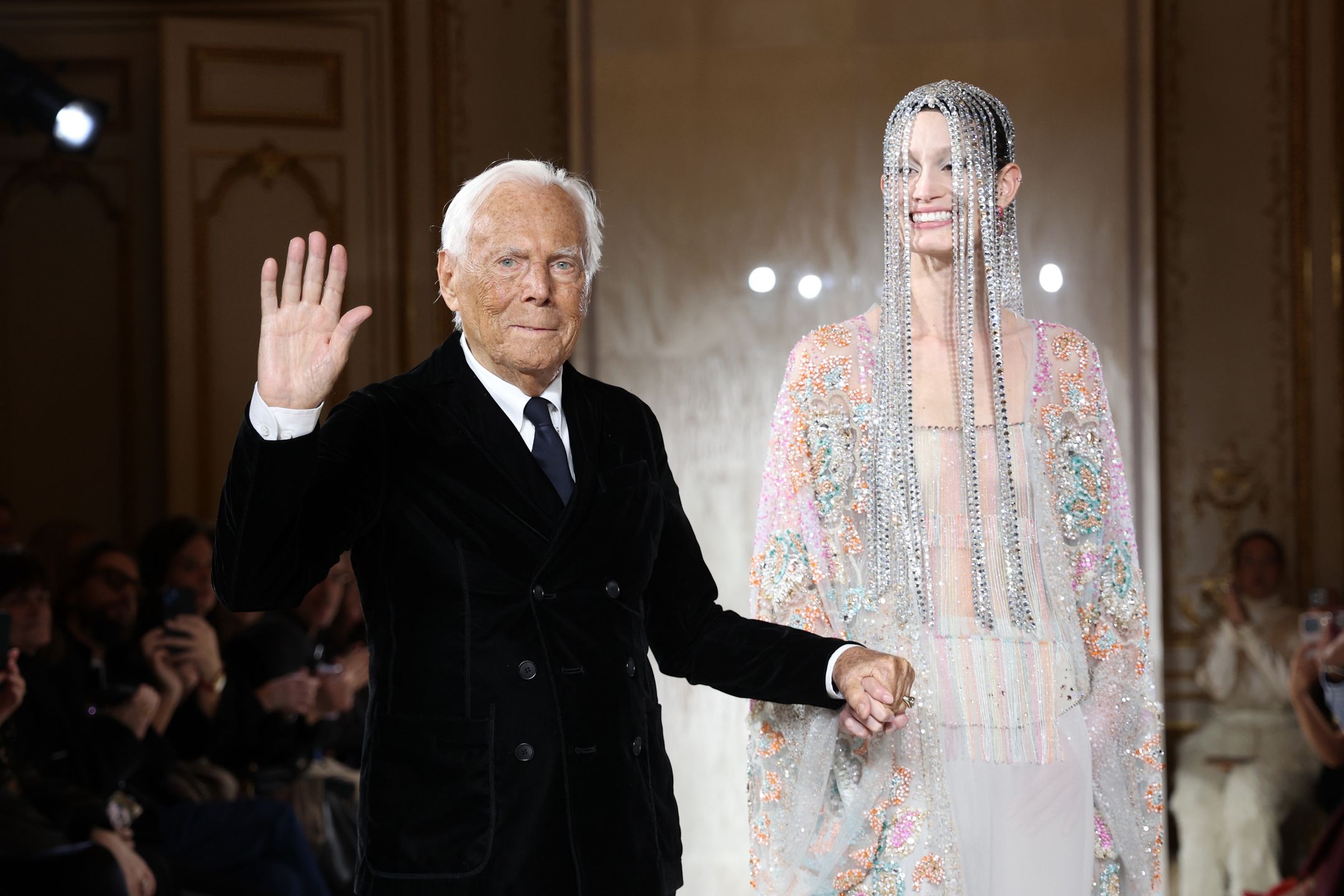 Giorgio Armani na jednym z ostatnich zdjęć, styczeń 2025