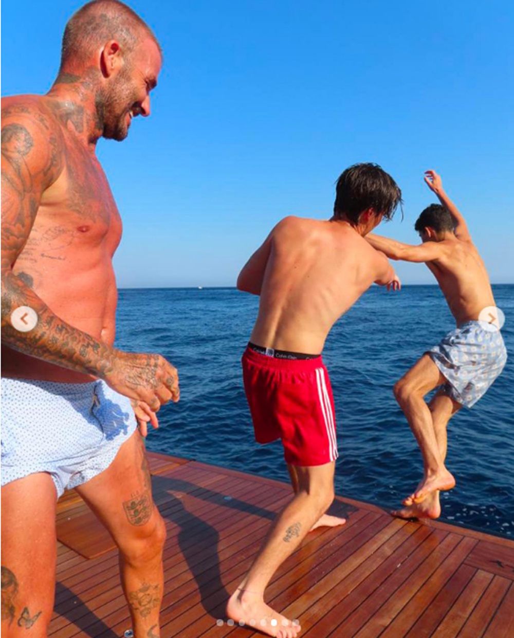 Victoria i David Beckhamowie na wakacjach z rodziną