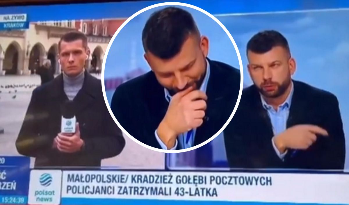 Prezenter Polsat News zagalopował się na wizji. To nie zabrzmiało dobrze