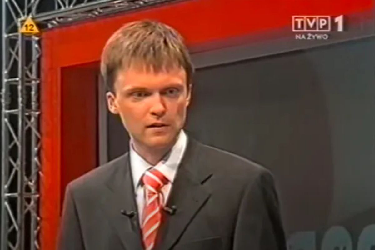 Szymon Hołownia za czasów talk-show w TVP