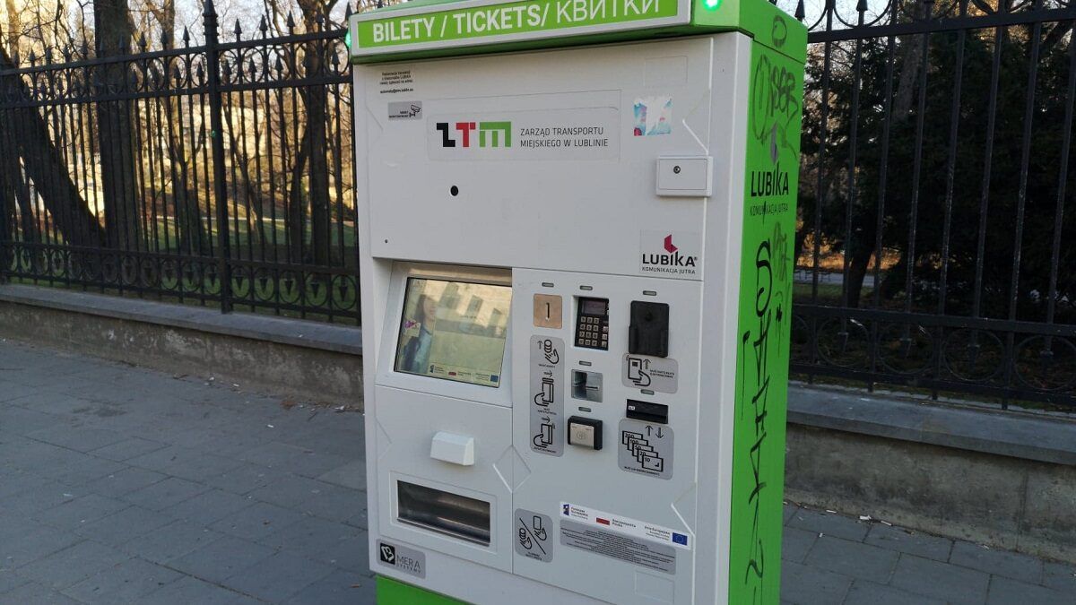 biletomat lubika ztm lublin