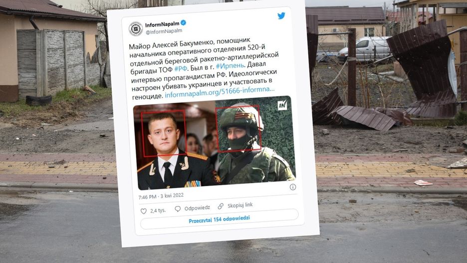 Jeden ze sprawców rosyjskich zbrodni wojennych 