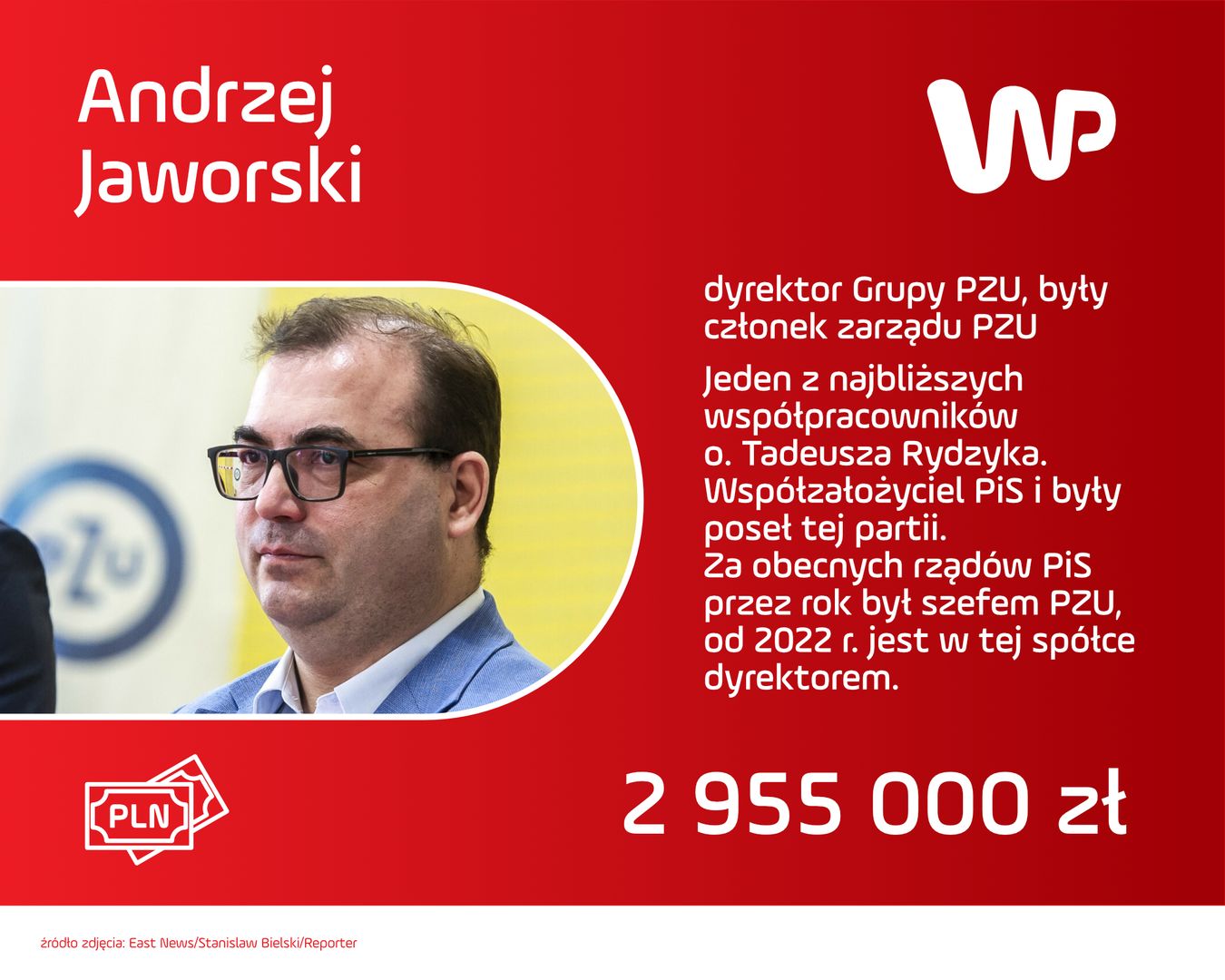 Wynagrodzenia milionerów "Dobrej Zmiany": Andrzej Jaworski.