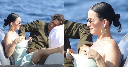 Były premier Kanady GMERA w BIUŚCIE Katy Perry podczas rejsu. Nieźle się bawią? (FOTO)