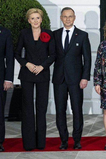 Agata i Andrzej Dudowie z wizytą w Białym Domu