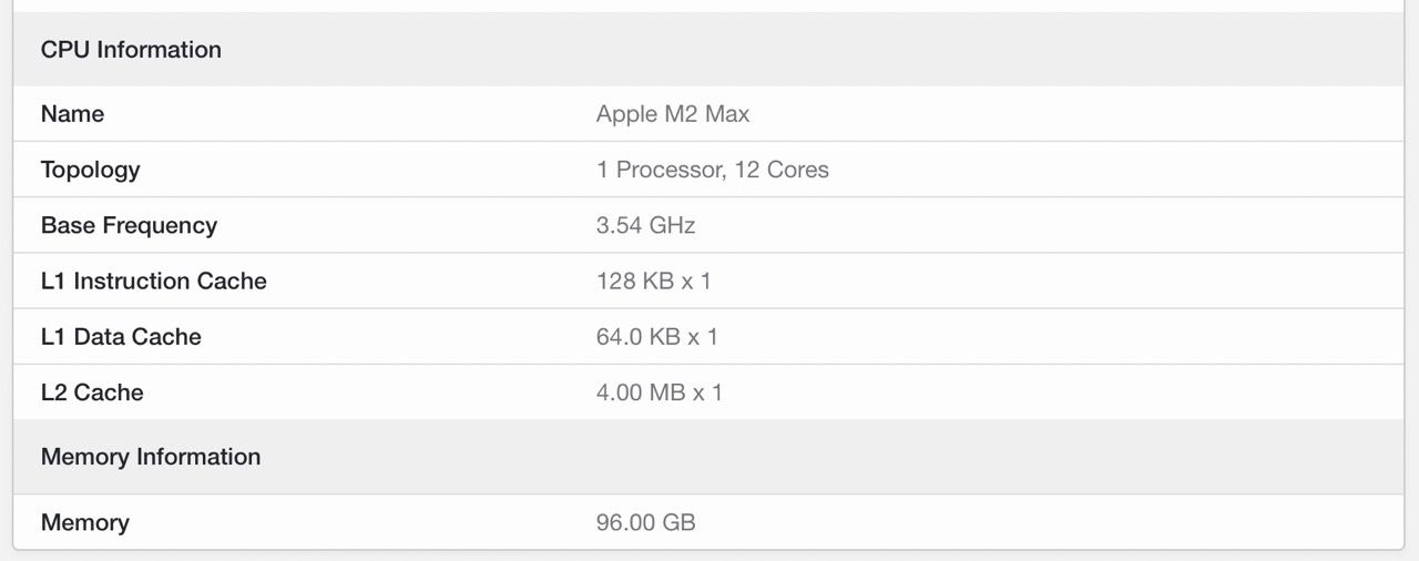 apple m2 max specyfikacja