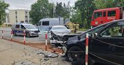 Zielona Góra. Osoba dorosła i dziecko ranni, ze złamaniami po wypadku