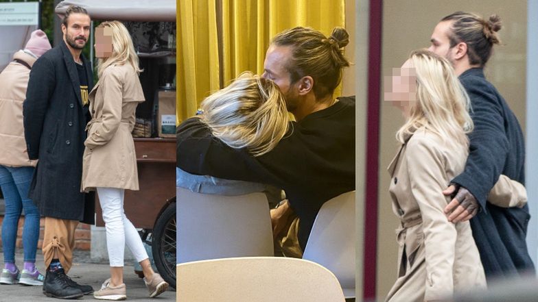 Piotr Stramowski RANDKUJE z nową ukochaną: wspólny obiad w burgerowni, romantyczny spacer po Warszawie i kawka na świeżym powietrzu (ZDJĘCIA)