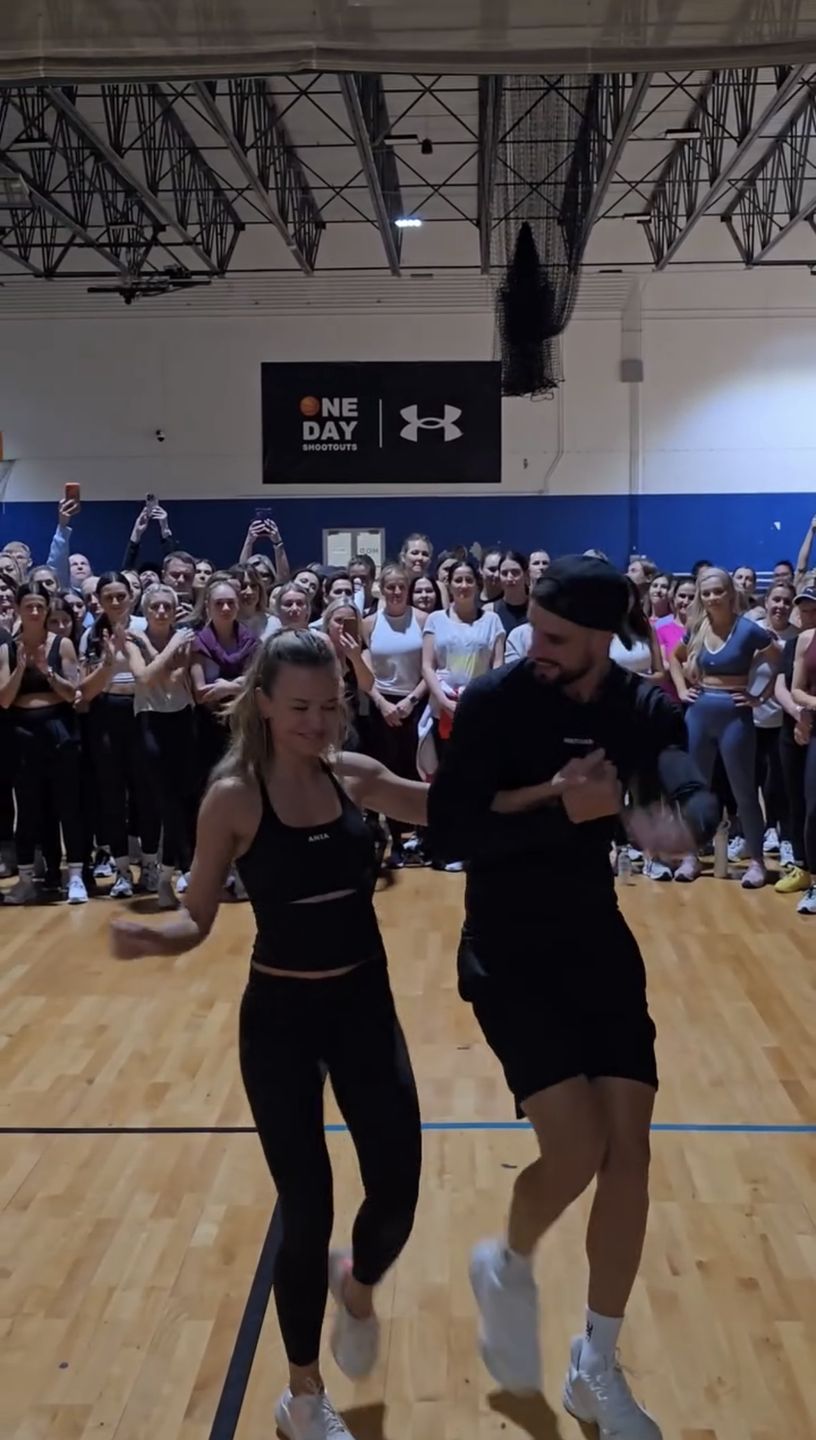 Anna Lewandowska tańczy bachatę w Chicago