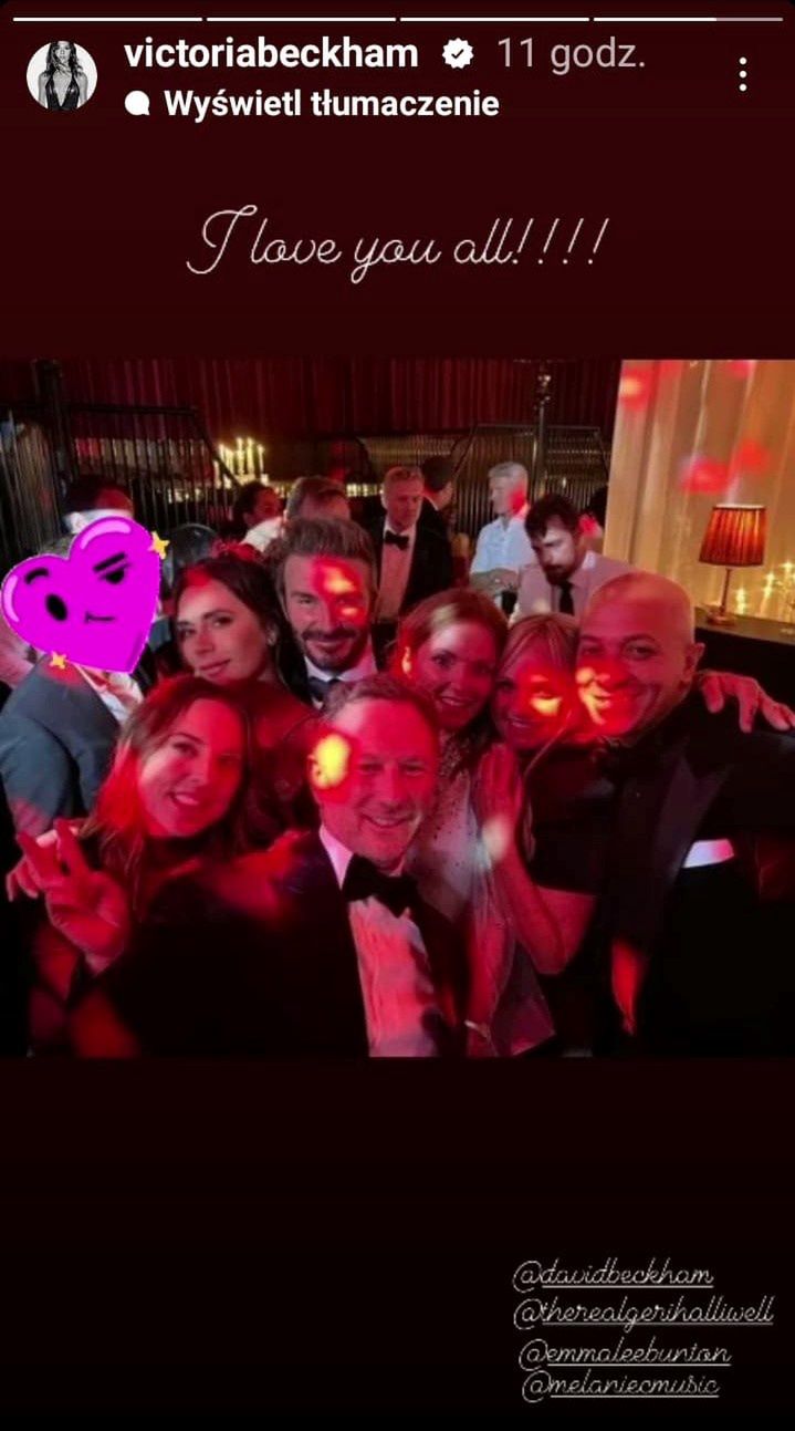 Spice Girls i ich "mały reunion" podczas 50. urodzin Geri