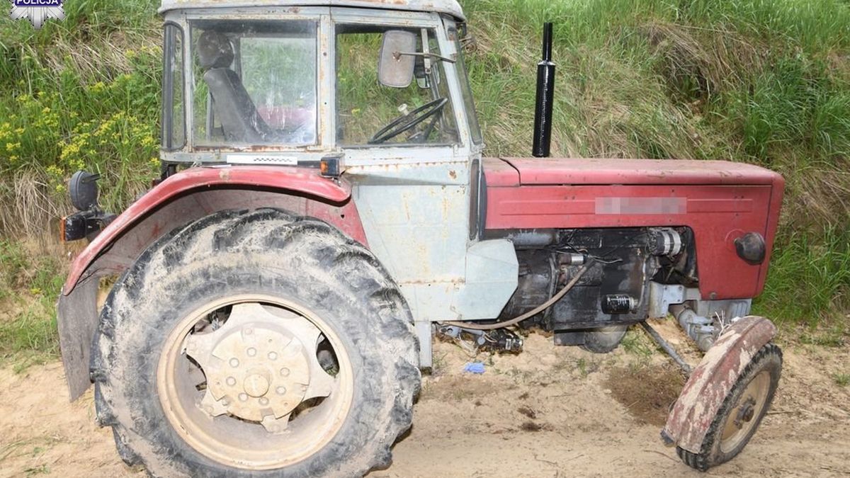 Ciągnik przygniótł mężczyznę