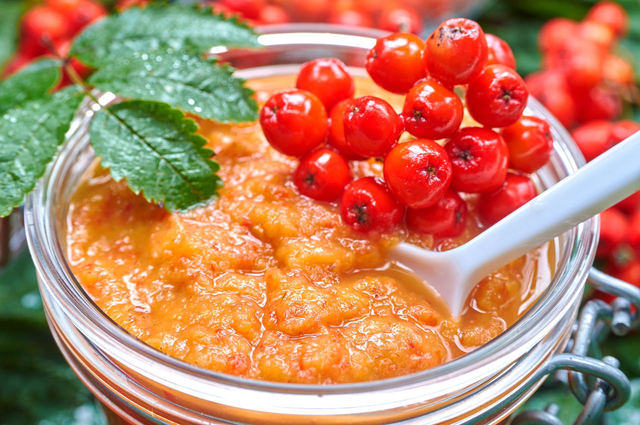 Delicious rowanberry jam