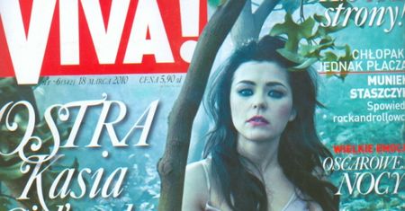 "OSTRA CICHOPEK" (?) na okładce "Vivy"!