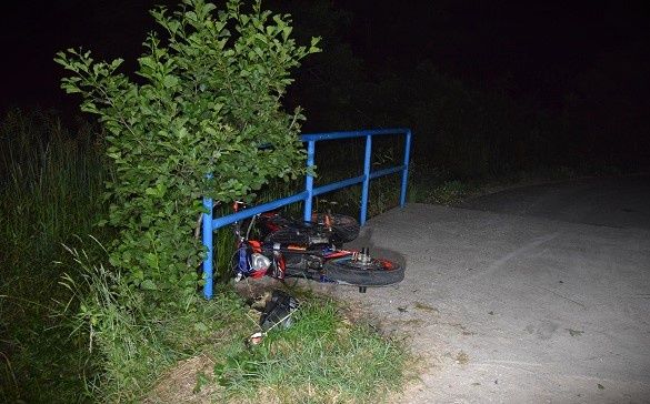 Wypadek 26-letniego motocyklisty 