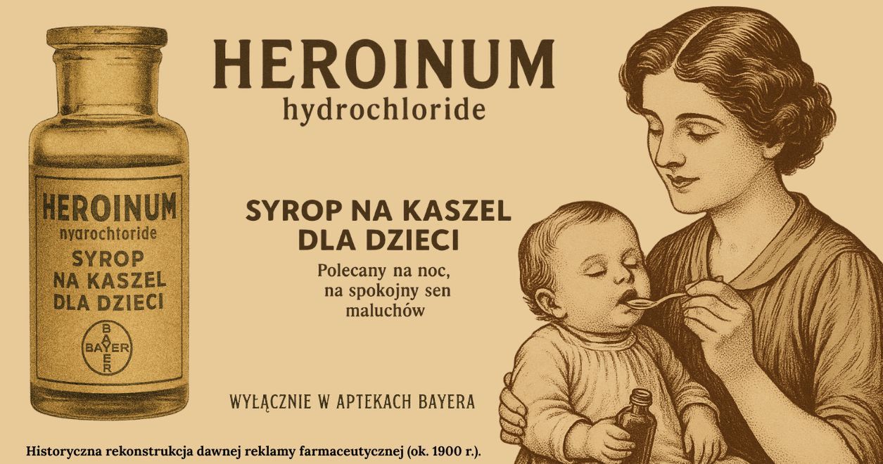 Heroinowe syropy dla dzieci. Sprzedawano je bez recepty w ubiegłym stuleciu