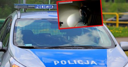 Ewakuowano cały budynek. Nagranie z akcji policji