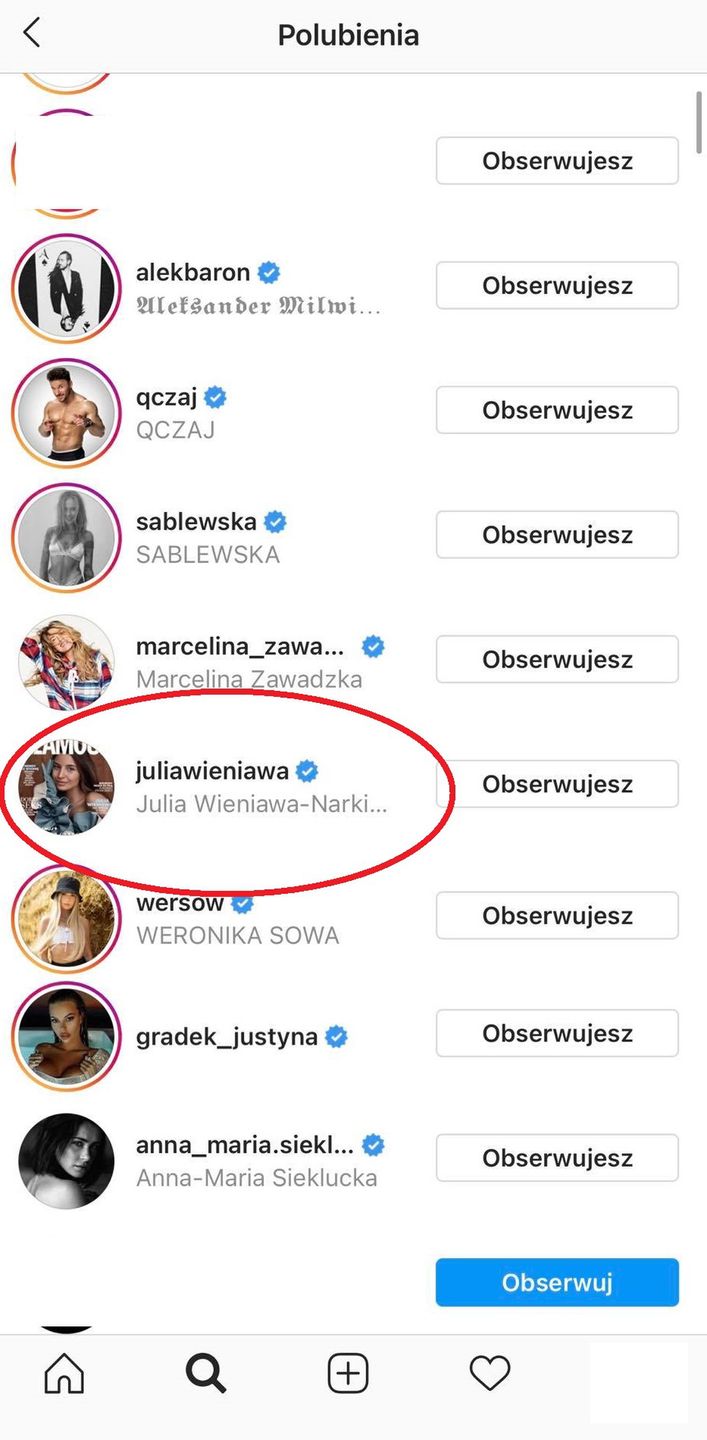 Julia Wieniawa lubi zdjęcie Blanki Lipińskiej