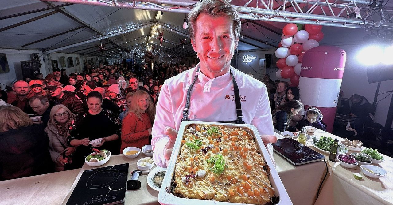 Karol Okrasa na święcie młodego wina. "Takiego czegoś jeszcze nie piłem"