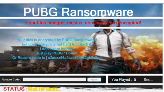 PUBG Ransomware