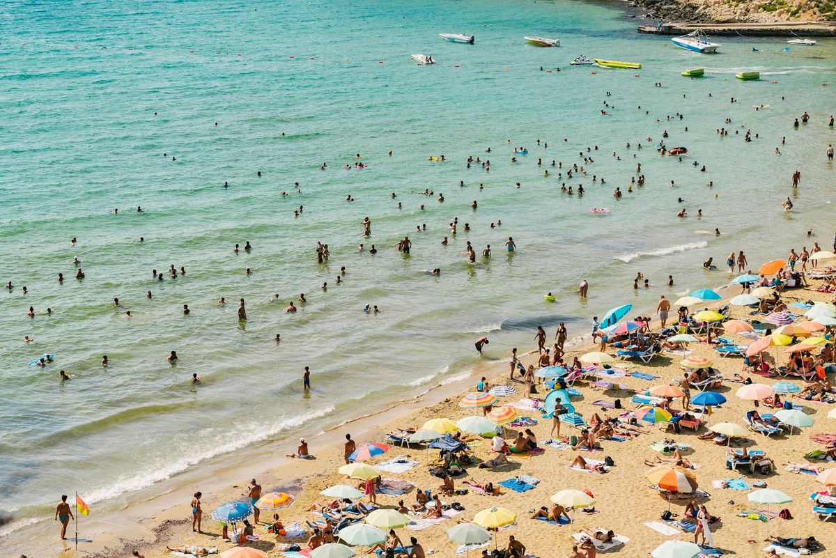 Golden Bay Beach, Malta 
