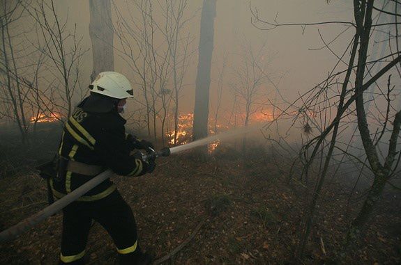 Pożar w Czarnobylu. Ogień objął 20 tys. hektarów