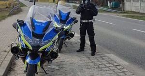 Ostrowiecka drogówka na motocyklach