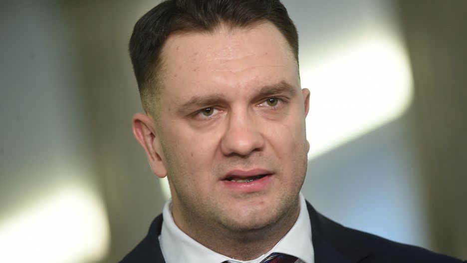 Konferencja ?ukasza Mejzy w Sejmie
27.01.2022 Warszawa 47. posiedzenie Sejmu IX kadencji  fot. Zbyszek Kaczmarek/REPORTER
n/z: Lukasz Mejza
Zbyszek Kaczmarek/REPORTER