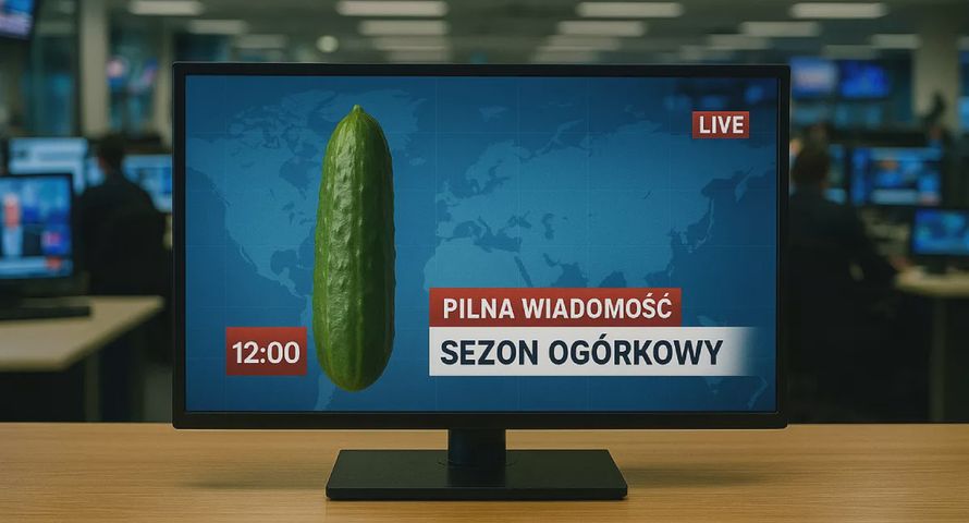 Sezon ogórkowy. Dawniej utrapienie dla dziennikarzy, a dziś już niemal... nie istnieje [FELIETON]