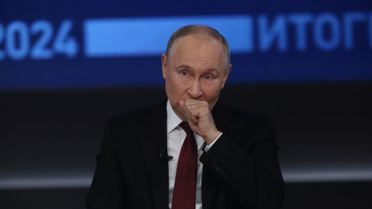 Putin podczas wielkiej konferencji 