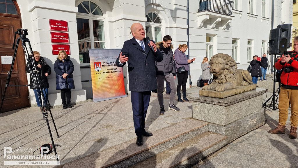 Polonez z Prezydentem Miasta Płocka Andrzejem Nowakowskim