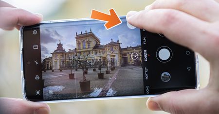Przestaw przycisk migawki i korzystaj z telefonu jak z aparatu