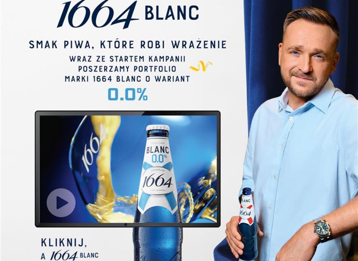 Marka piwa z wariantem bezalkoholowym. Mateusz Gessler ambasadorem