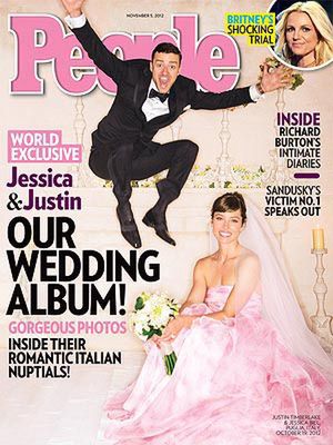 Jessica Biel i Justin Timberlake na okładce magazynu "People"